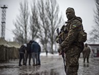 Солдаты ВСУ в Авдеевке, Украина. Архивное фото Солдаты ВСУ в Авдеевке, Украина. Архивное фото