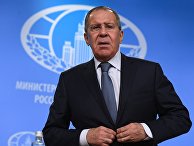 Министр иностранных дел России Сергей Лавров после пресс-конференции по итогам деятельности российской дипломатии в 2017 году Министр иностранных дел России Сергей Лавров после пресс-конференции по итогам деятельности российской дипломатии в 2017 году