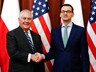 Государственный секретарь США Рекс Тиллерсон и премьер-министр Польши Матеуш Моравецкий Государственный секретарь США Рекс Тиллерсон и премьер-министр Польши Матеуш Моравецкий