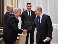 Президент РФ В. Путин встретился с представителями экономического совета Франко-российской ТПП Президент РФ В. Путин встретился с представителями экономического совета Франко-российской ТПП
