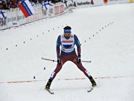 Сергей Устюгов на финише в эстафетной гонке свободным стилем на чемпионате мира в Лахти Сергей Устюгов на финише в эстафетной гонке свободным стилем на чемпионате мира в Лахти