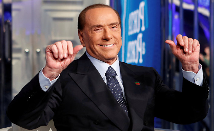 Лидер партии Forza Italia Сильвио Берлускони