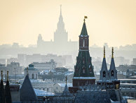 Вид на кремль в Москве Вид на кремль в Москве