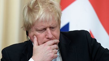 Встреча глав МИД РФ и Великобритании С. Лаврова и Б. Джонсона