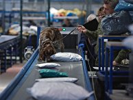 Сотрудник таможенной службы России проверяет посылки на наличие наркотических и сильнодействующих веществ в месте международного почтового обмена "Толмачево" Сотрудник таможенной службы России проверяет посылки на наличие наркотических и сильнодействующих веществ в месте международного почтового обмена "Толмачево"