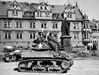 761-й танковый батальон «Черные Пантеры» в Кобурге, 1945 761-й танковый батальон «Черные Пантеры» в Кобурге, 1945