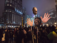 Акция протеста в Чикаго Акция протеста в Чикаго