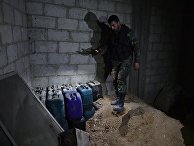 Химлаборатория боевиков в сирийском городе Дума Химлаборатория боевиков в сирийском городе Дума