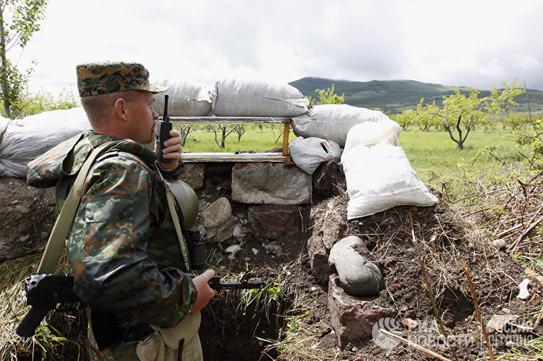 Застава Дменис на грузино-южноосетинской границе Застава Дменис на грузино-южноосетинской границе