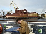 Транспортировка атомной плавучей станции "Академик Ломоносов" из Санкт-Петербурга Транспортировка атомной плавучей станции "Академик Ломоносов" из Санкт-Петербурга