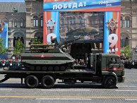 Роботизированный комплекс "Уран-9" на военном параде, посвященном 73-й годовщине Победы в ВОВ