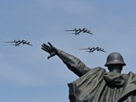 Репетиция воздушной части парада Победы Репетиция воздушной части парада Победы