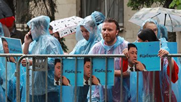 Акция в поддержку журналиста К. Вышинского