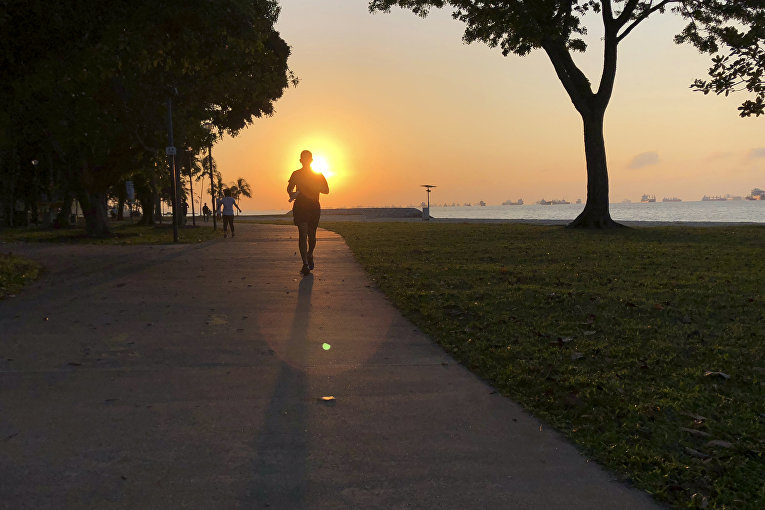 Бегун на закате