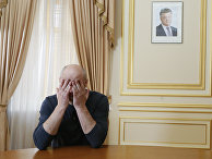 Журналист Аркадий Бабченко во время пресс-конференции в Киеве, Украина. 31 мая 2018