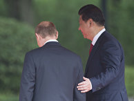Владимир Путин и председатель КНР Си Цзиньпин Владимир Путин и председатель КНР Си Цзиньпин
