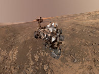 Марсход Curiosity на поверхности Марса Марсход Curiosity на поверхности Марса