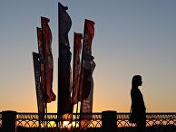 Девушка на мосту в Самаре Девушка на мосту в Самаре