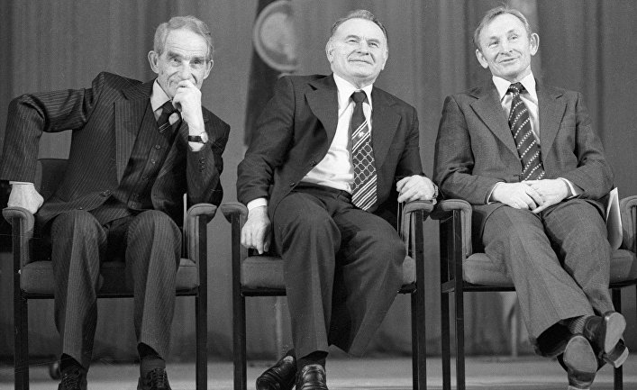 Николай Старостин, Константин Бесков и Андрей Старостин