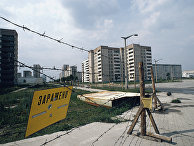 В городе Припять после аварии на Чернобыльской АЭС В городе Припять после аварии на Чернобыльской АЭС