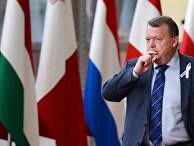 Премьер-министр Дании Ларс Лёкке Расмуссен на саммите ЕС в Брюсселе. 22 марта 2018 Премьер-министр Дании Ларс Лёкке Расмуссен на саммите ЕС в Брюсселе. 22 марта 2018