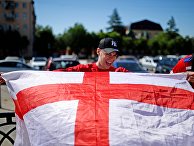 Болельщик сборной Англии Болельщик сборной Англии