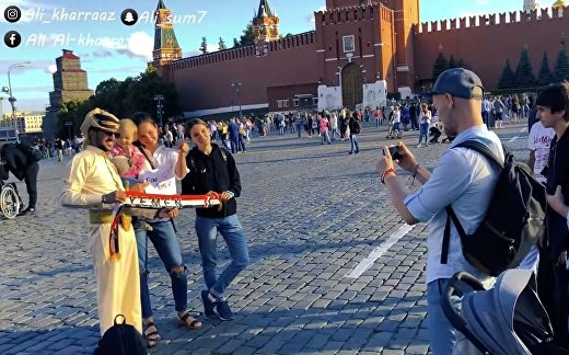 Йеменец на Красной площади Йеменец на Красной площади
