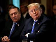 Госсекретарь США Майк Помпео и президент Дональд Трамп Госсекретарь США Майк Помпео и президент Дональд Трамп