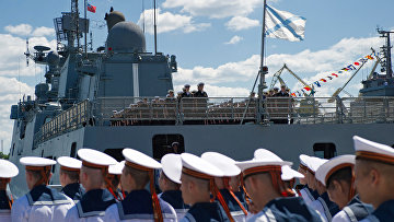 Прибытие нового сторожевого корабля «Адмирал Григорович» в Севастополь