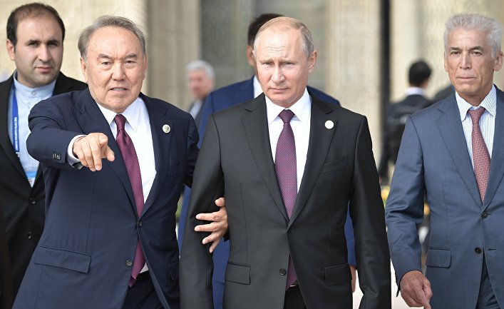 Президент РФ В. Путин принял участие в V Каспийском саммите в Актау Президент РФ В. Путин принял участие в V Каспийском саммите в Актау
