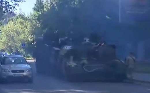 Новейший украинский танк заглох и задымился Новейший украинский танк заглох и задымился