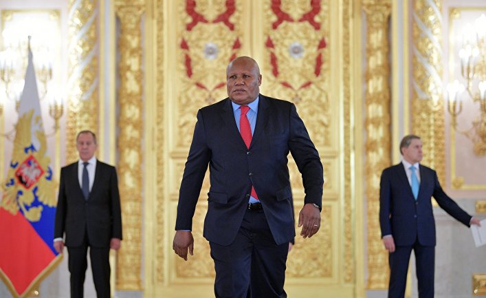 Чрезвычайный и полномочный посол Республики Конго Давид Мадука в Кремле