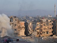 Штурм позиций боевиков террористической организации ИГ (организация запрещена в РФ) в районе бывшего лагеря палестинских беженцев Ярмук в южном пригороде Дамаска Штурм позиций боевиков террористической организации ИГ (организация запрещена в РФ) в районе бывшего лагеря палестинских беженцев Ярмук в южном пригороде Дамаска