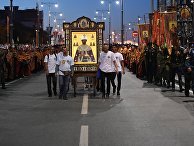 Крестный ход, приуроченный к 100-летию гибели царской семьи Крестный ход, приуроченный к 100-летию гибели царской семьи