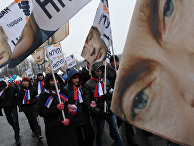 Шествие и митинг "Защитим страну!" в поддержку В.Путина Шествие и митинг "Защитим страну!" в поддержку В.Путина