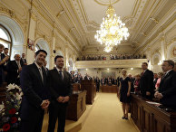 Заседание в парламенте Чешской Республики в Праге Заседание в парламенте Чешской Республики в Праге