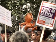 Акция против Д.Трампа в Лондоне Акция против Д.Трампа в Лондоне