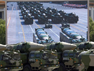 Ракеты DF-21D на параде в Пекине, посвященном победе в Японо-китайской войне Ракеты DF-21D на параде в Пекине, посвященном победе в Японо-китайской войне