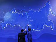 Посетители на Красноярском экономическом форуме Посетители на Красноярском экономическом форуме