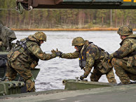 Немецкие солдаты во время учений НАТО Trident Juncture в Норвегии Немецкие солдаты во время учений НАТО Trident Juncture в Норвегии