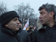 Митинг, организованный Левым фронтом и движением "Солидарность" Гарри Каспаров и Борис Немцов