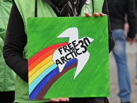Митинг в поддержку активистов Greenpeace в Берлине Митинг в поддержку активистов Greenpeace в Берлине
