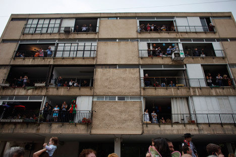 жилой дом на границе израиля 