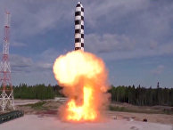 Испытание новой баллистической ракеты "Сармат" Испытание новой баллистической ракеты "Сармат"