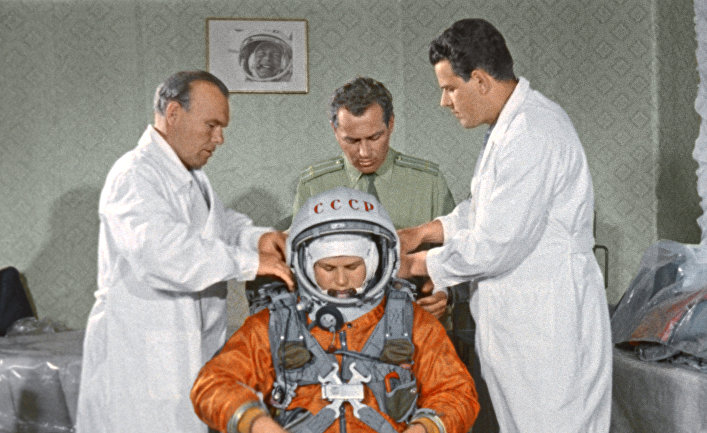Терешкова перед стартом