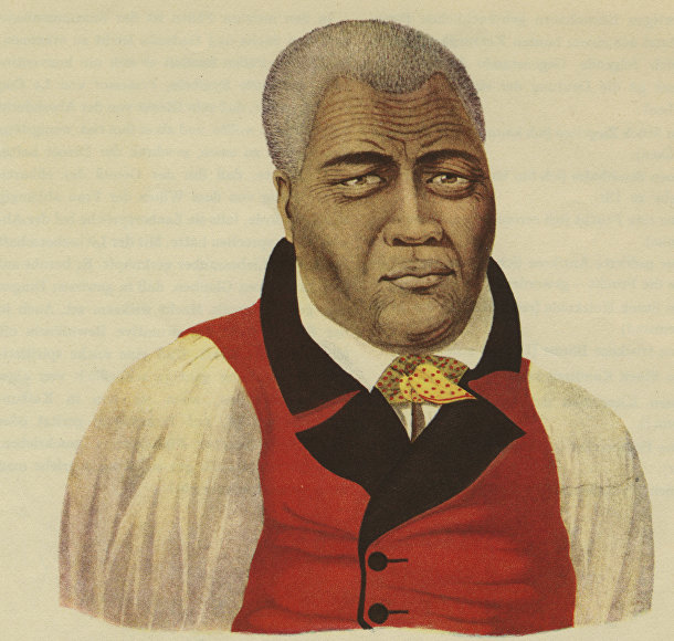 Портрет короля Гавайских островов Камеамеа I