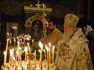Патриарх Филарет (предстоятель неканонической церковной структуры Украины) во время службы во Владимирском соборе в Киеве Патриарх Филарет (предстоятель неканонической церковной структуры Украины) во время службы во Владимирском соборе в Киеве