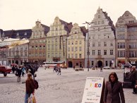 Рыночная площадь города Легница, Польша Рыночная площадь города Легница, Польша