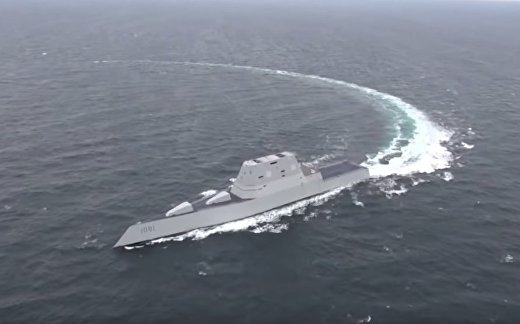 США спустили на воду эсминец будущего США спустили на воду эсминец будущего