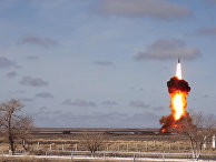 Испытательный пуск новой модернизированной ракеты российской системы ПРО на полигоне Сары-Шаган Испытательный пуск новой модернизированной ракеты российской системы ПРО на полигоне Сары-Шаган